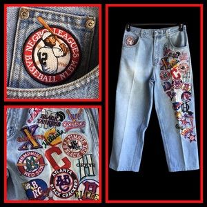 Negro League Baseball Headgear Jeans size 35 x 31